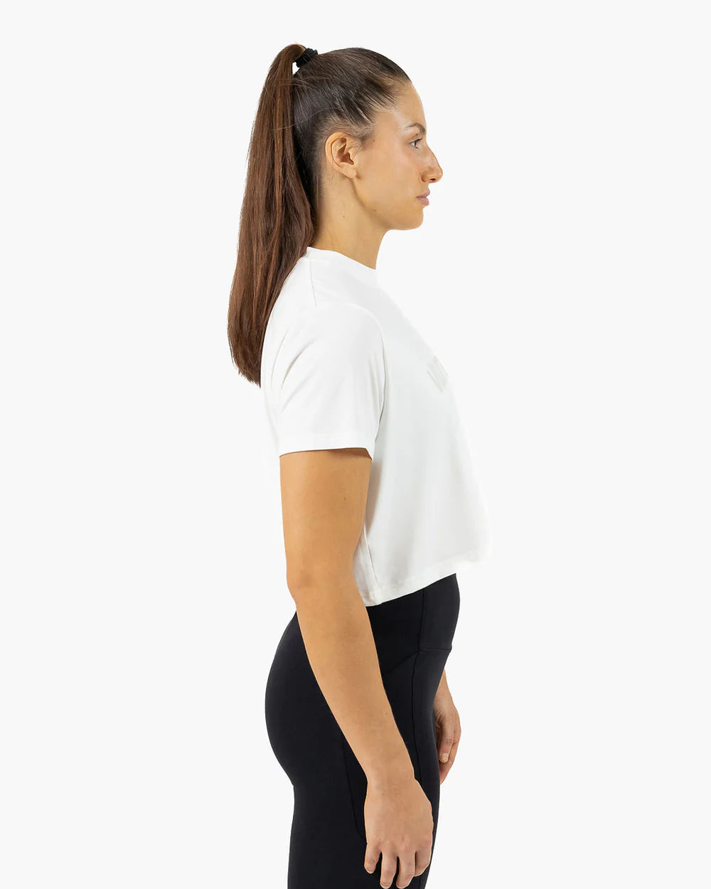 CROP HOLO - White