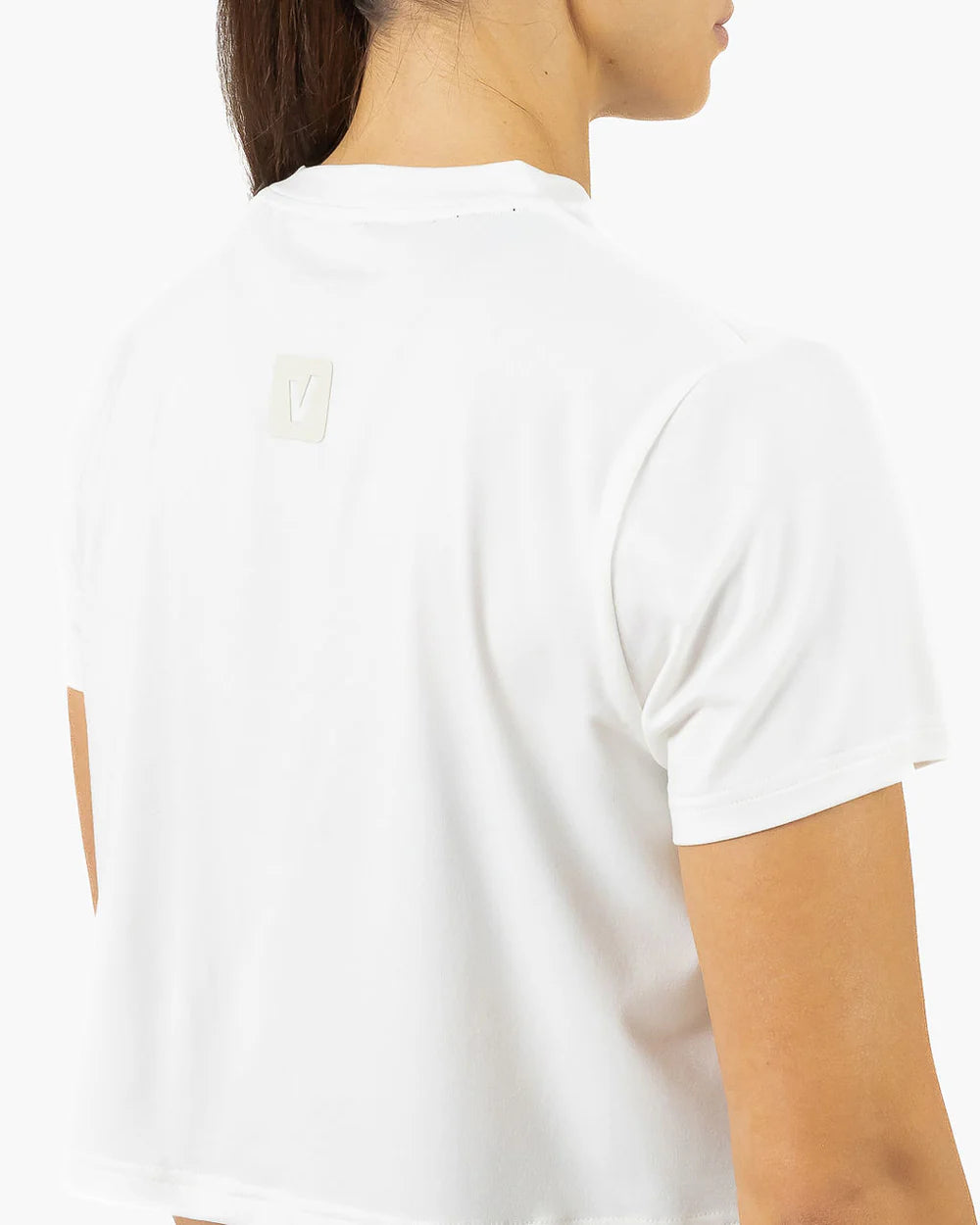 CROP HOLO - White