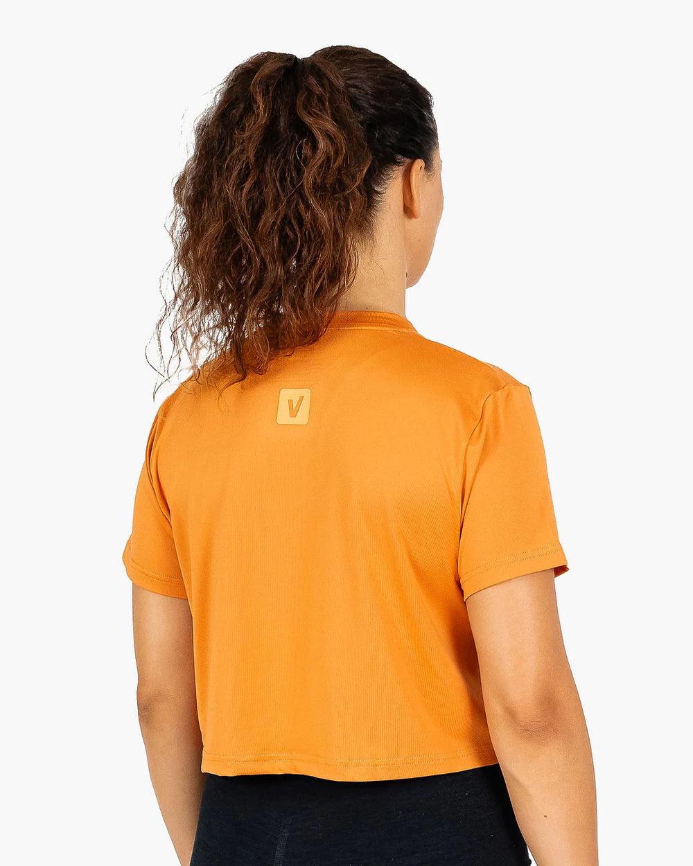 CROP HOLO - Foxy Orange