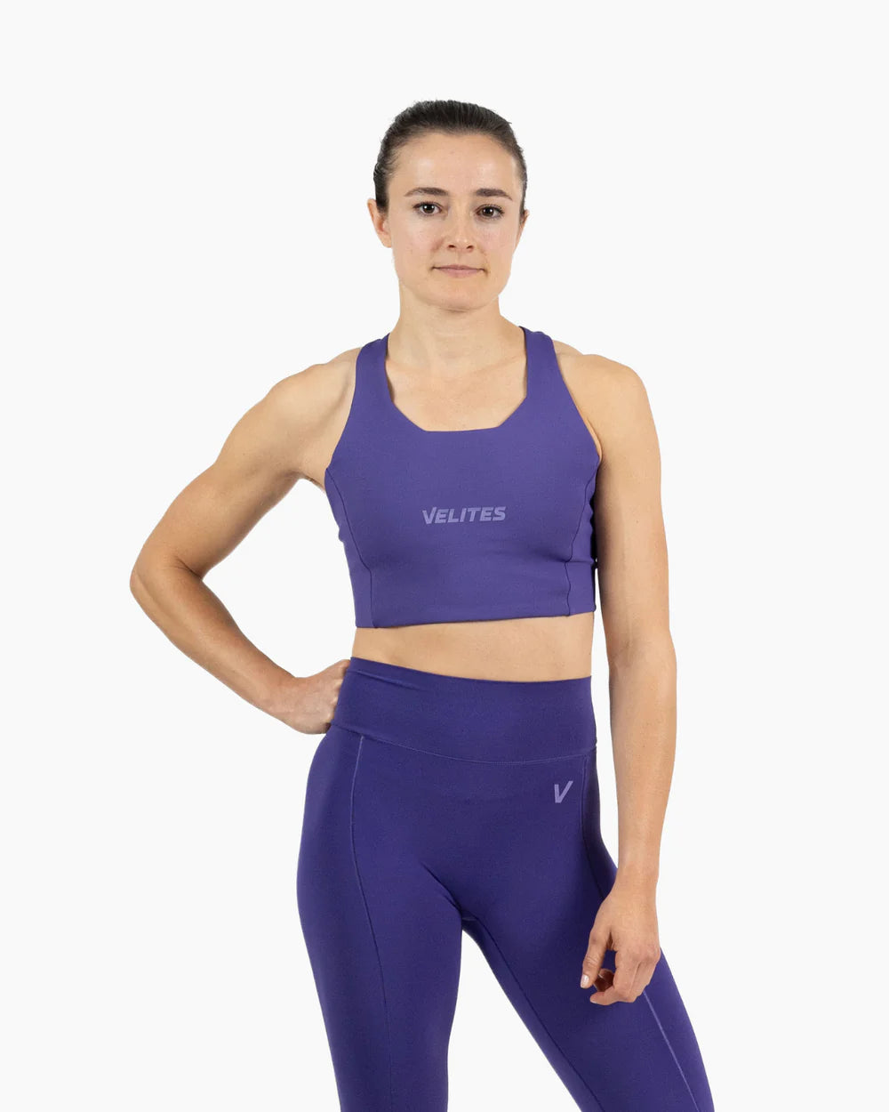 SUJETADOR CUELLO ALTO HOLO - Witchy purple