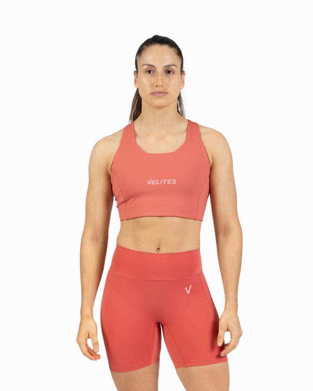 SUJETADOR CUELLO ALTO HOLO - Raspberry
