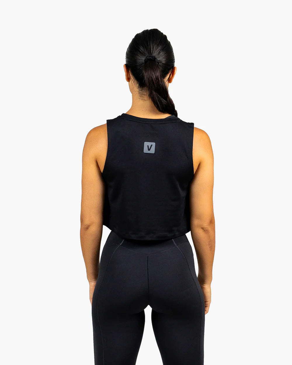 HOLO TANK CROP - Black