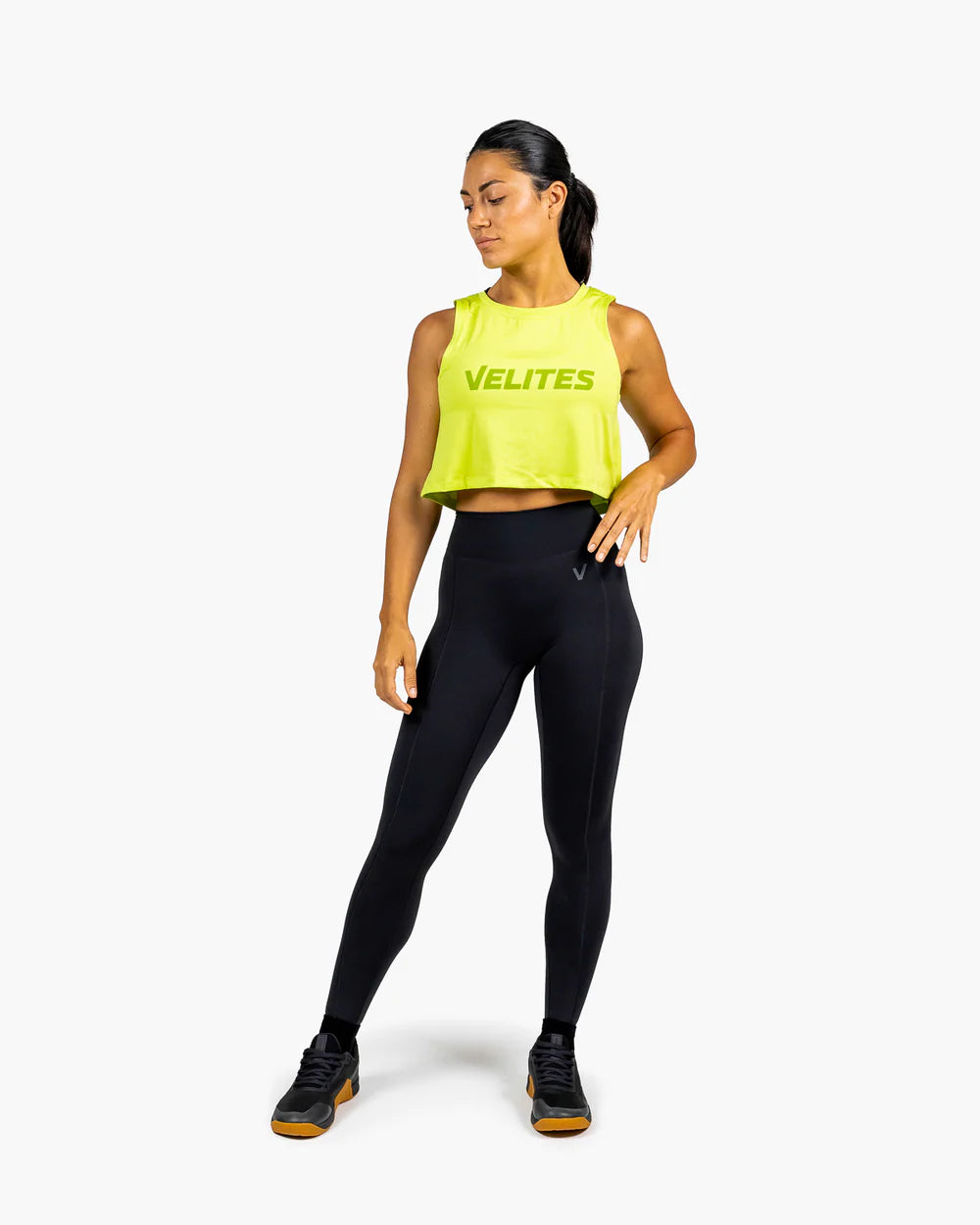 HOLO TANK CROP - Fern green