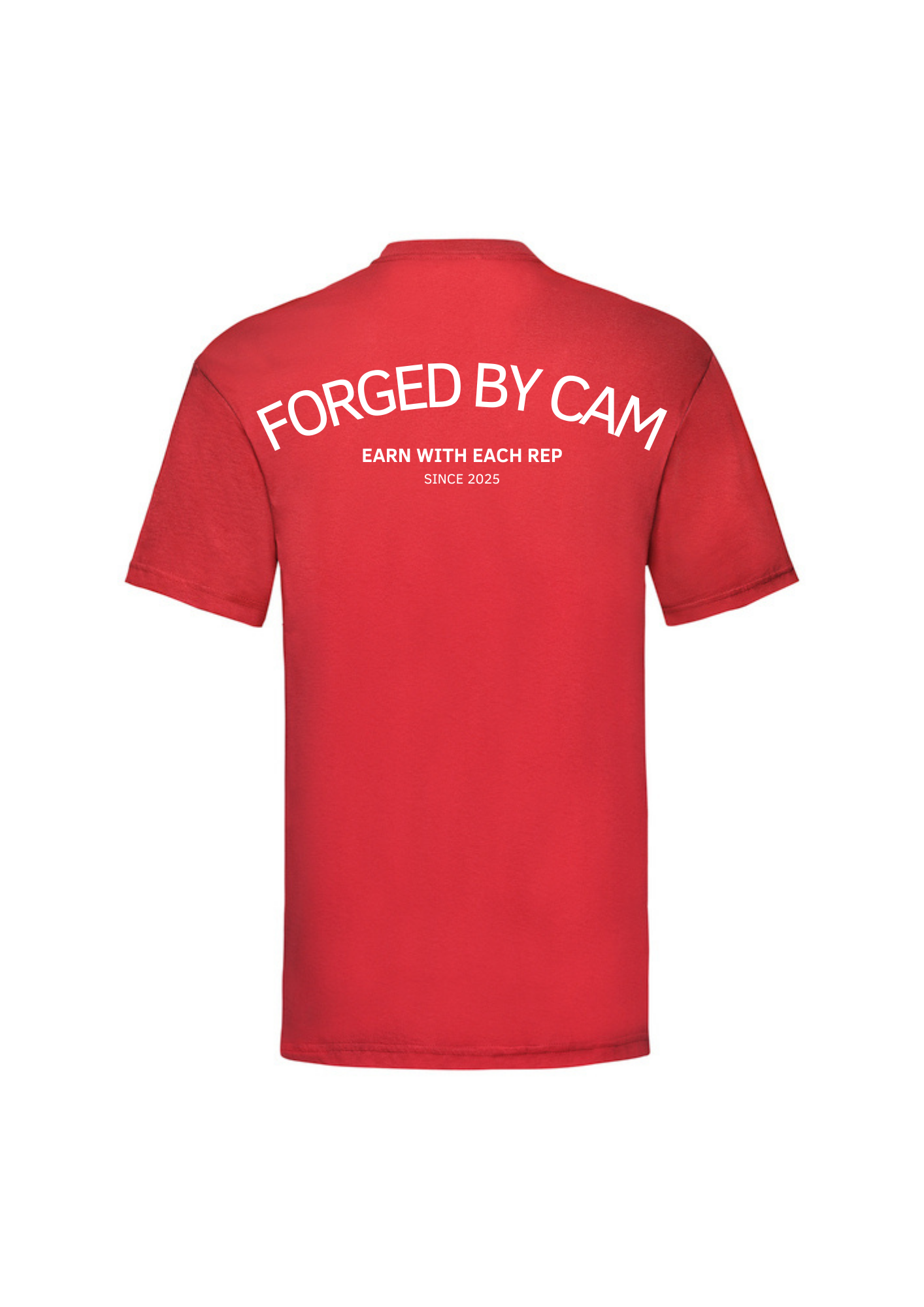 CAMISETA FORGED BY CAM - Roja