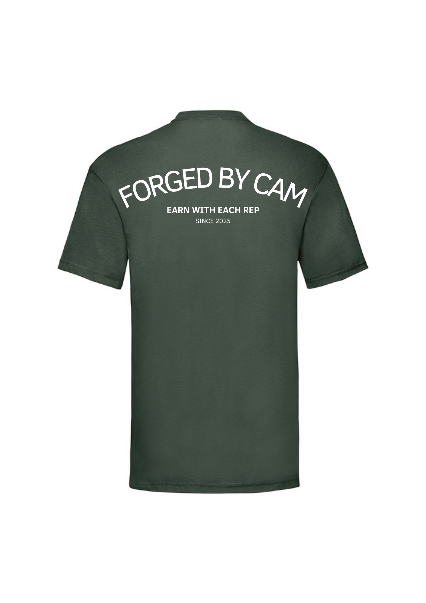 CAMISETA FORGED BY CAM - Verde