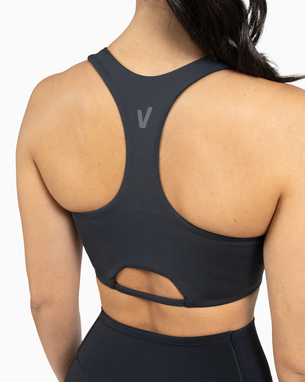 SUJETADOR CUELLO BAJO HOLO - Black