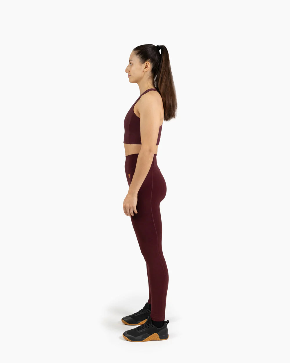 SUJETADOR CUELLO ALTO HOLO - Pomegranate