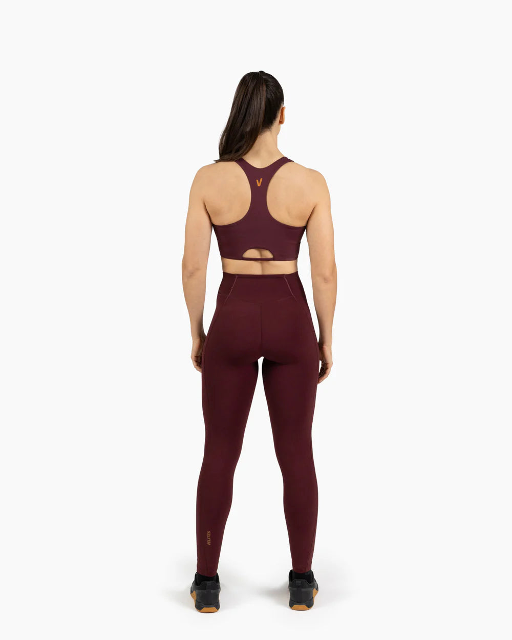 SUJETADOR CUELLO ALTO HOLO - Pomegranate