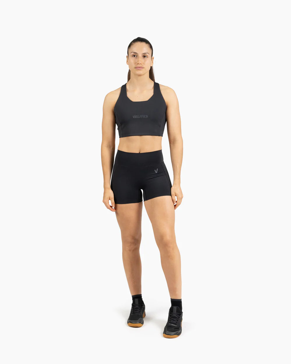 SUJETADOR CUELLO ALTO HOLO - Black