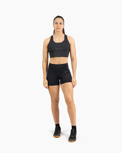 LEGGING SHORT HOLO - BLACK