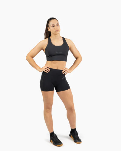 LEGGING SHORT HOLO - BLACK