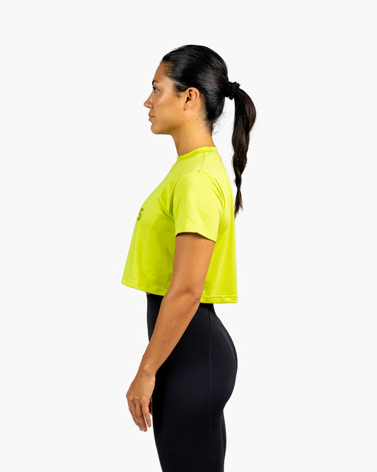 CROP HOLO - Fern green