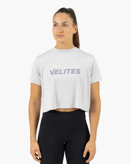 CROP HOLO - Grey