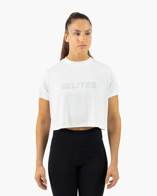 CROP HOLO - White