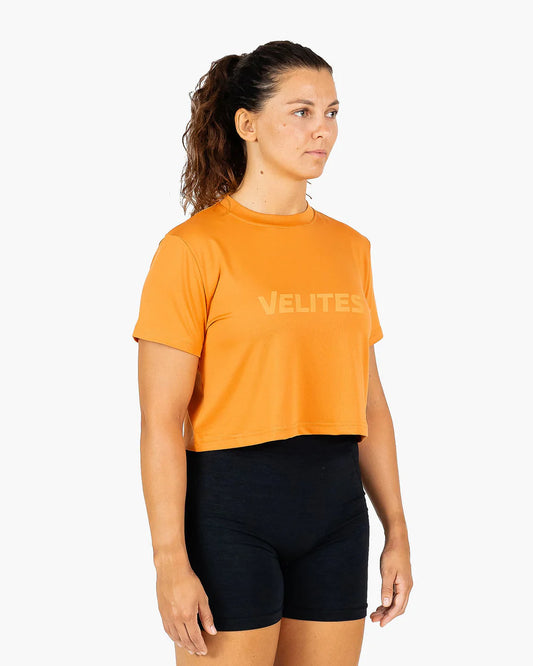 CROP HOLO - Foxy Orange