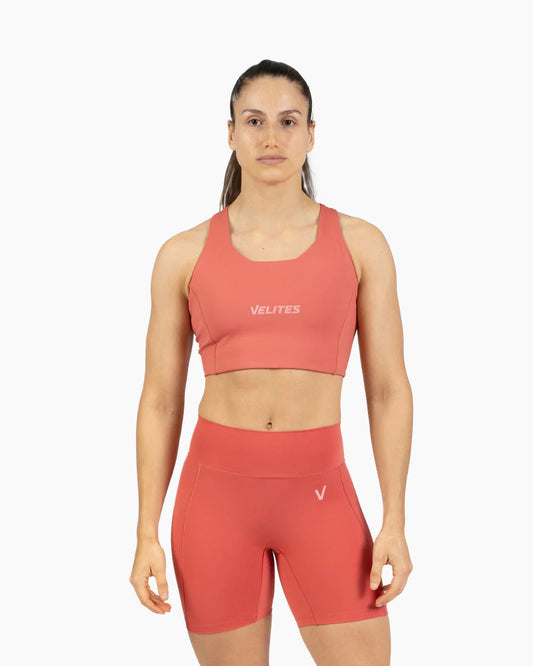 SUJETADOR CUELLO ALTO HOLO -  Raspberry