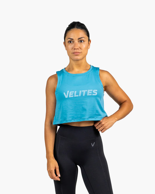 HOLO TANK CROP - Ultramarine