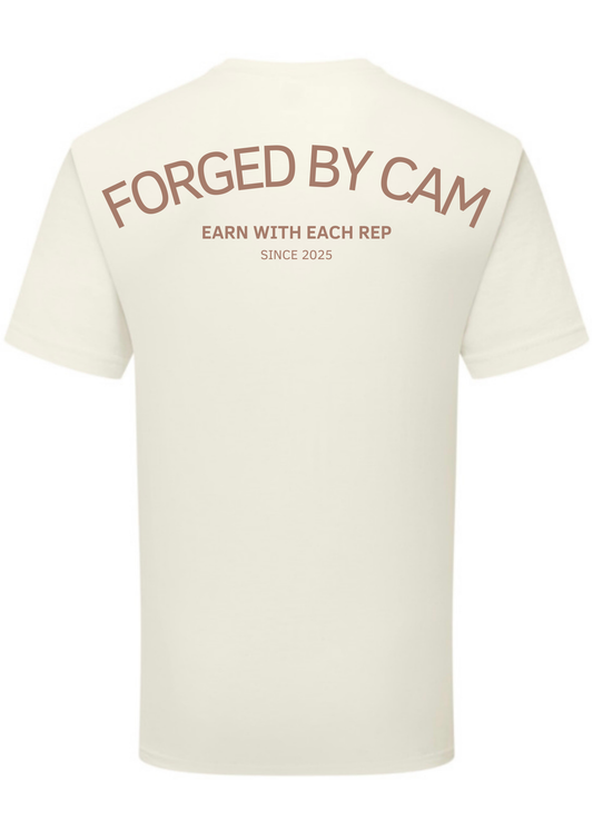 CAMISETA FORGED BY CAM - Beige