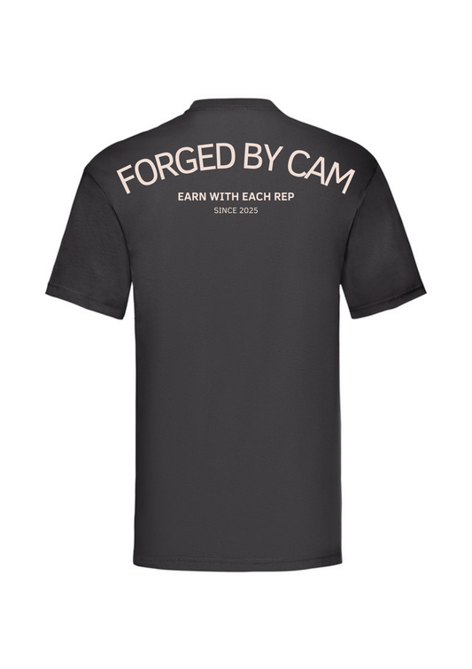 CAMISETA FORGED BY CAM - Negra
