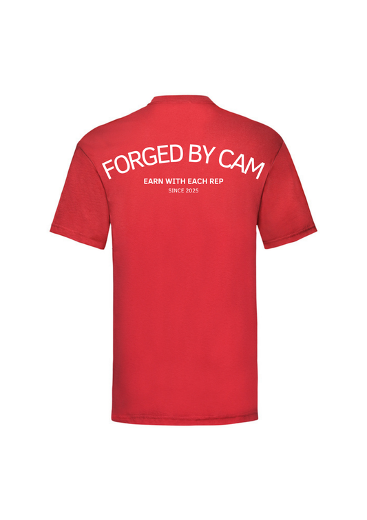 CAMISETA FORGED BY CAM - Roja