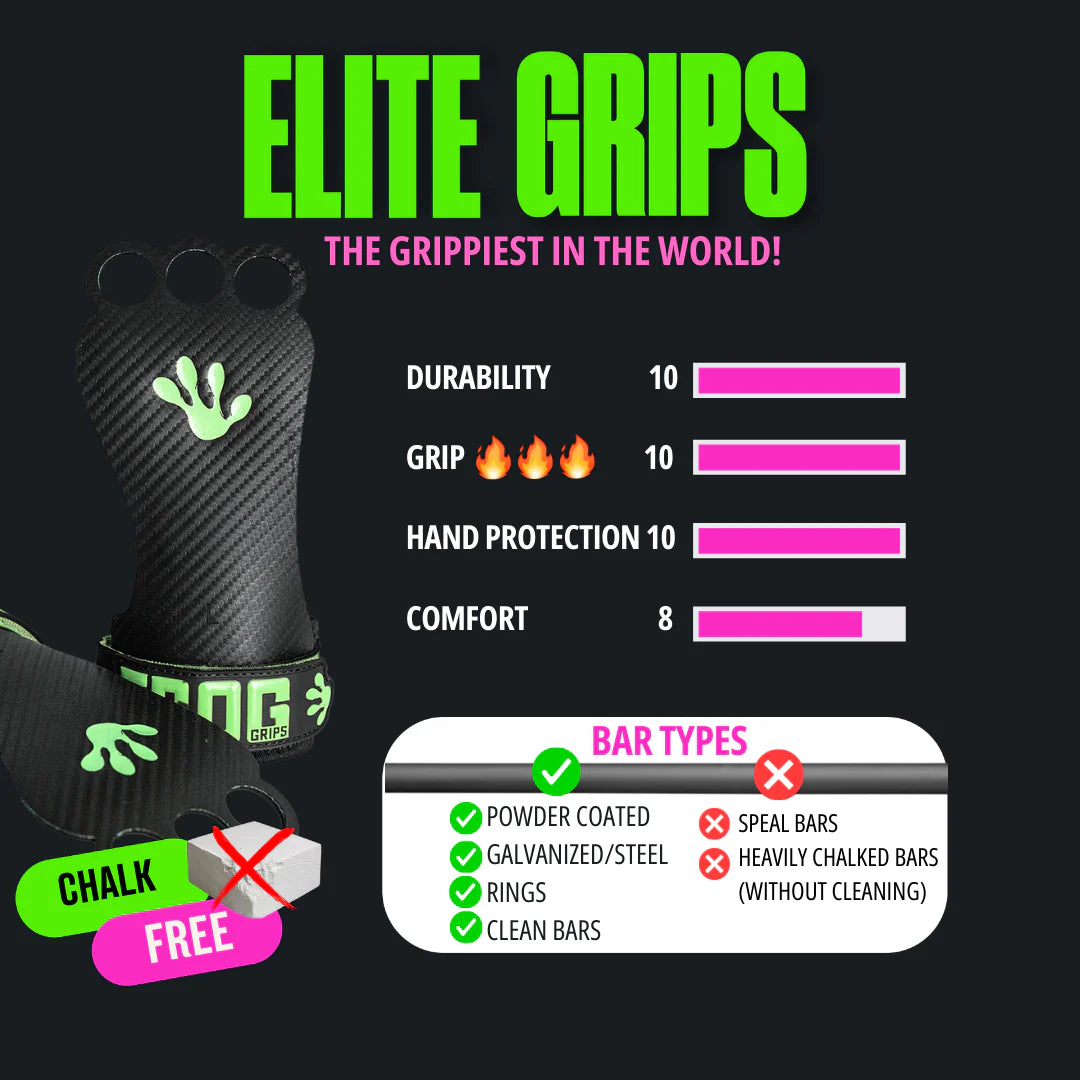 ELITE GRIPS HD - Finguerhole Green
