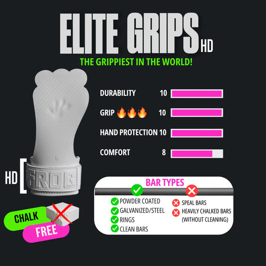 ELITE GRIPS HD - Finguerless White
