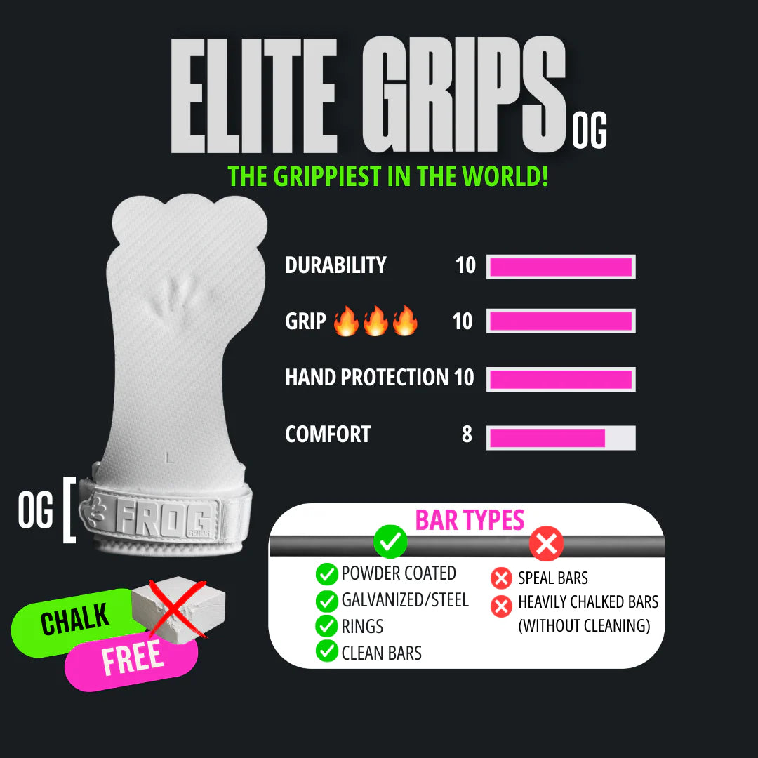 ELITE GRIPS OG - Finguerless White