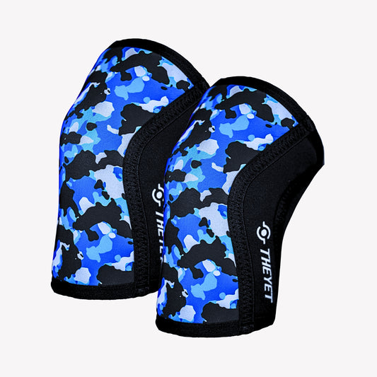 Rodilleras Camo 7mm Neopreno (Par) - AZUL