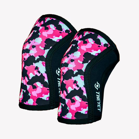 Rodilleras Camo 7mm Neopreno (Par) - ROSA