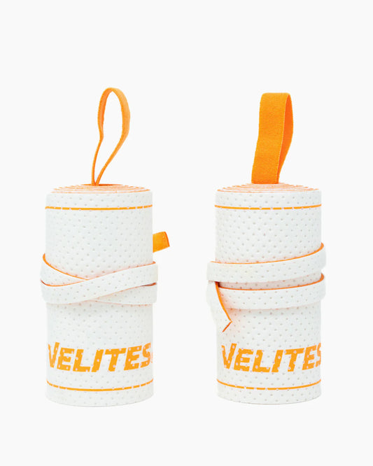 MUÑEQUERAS CORE - ORANGE WHITE